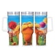 thumbnail image 1 of El Lorax Vaso aislado de acero inoxidable con asa, diseño temático, regalo para familia, amigos y fans; incluye pajita y encaja en el portavasos estándar, 40 oz, 1 of 6