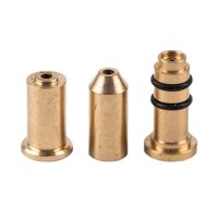 Ioensy - Adaptador De Llenado De Butano De 3 Piezas Con Puerto Accesorios De Latón Adaptador De Tanque De Gas C