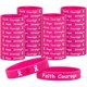 thumbnail image 1 of Pulseras Grifonv de Silicona para Cáncer de Mama, 50 unidades, 1 of 3