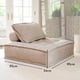 thumbnail image 5 of Puff Lounge Otomana Rectangular de Tela, 5 of 11