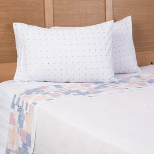 Mashini - Sábana King 144 Hilos Estampada Bari