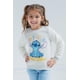 thumbnail image 2 of Sudadera Disney Lilo & Stitch de piel polar para niñas grandes, blanca, 2 of 6