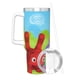 thumbnail image 3 of Popiz Baby TV Vaso aislado de acero inoxidable con asa, diseño temático, regalo para familia, amigos y fans; incluye pajita y encaja en el portavasos estándar, 40 oz, 3 of 6