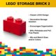thumbnail image 4 of Caja de almacenamiento LEGO Room Copenhagen Brick 2, color rojo brillante, 4 of 9