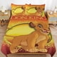 thumbnail image 1 of The Lion King Cartoon Bedding Sets Ultra Soft Skin-Friendly Duvet Cover 3 Piece, Cute Comforter Cover Bed Set for Boys Girls Kids, 1 of 5