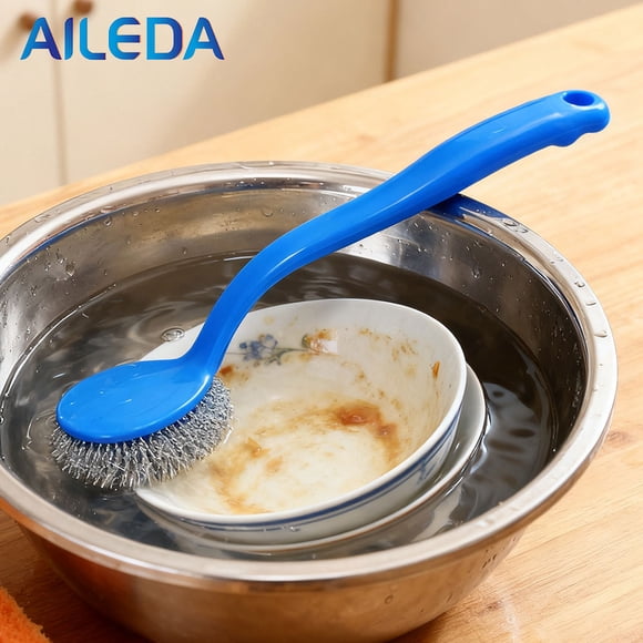 Aileda Escobilla Para Loza Ideal para lavar platos, ollas y más No mancha las manos