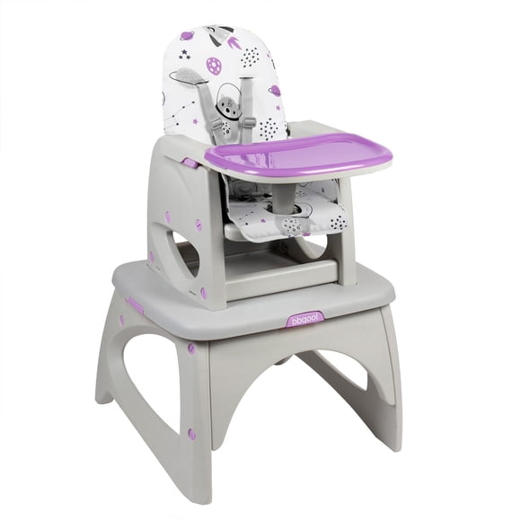 Silla de Comer Escritorio Foodzy 4-in-1 Lavanda