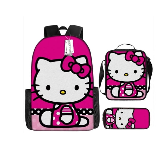 Kuromi Backpacks Teens Waterproof Bookbag for High School Girls Boys School Bag Anime Kawaii Cartoon School Bag Mochila