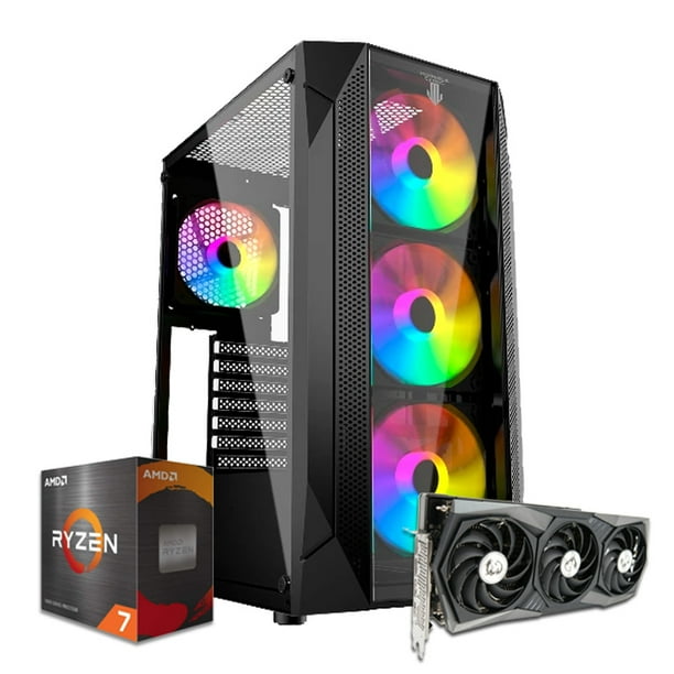 PC Gamer AMD Ryzen 7 5700X - RTX 3070 8GB - RAM 16 GB - SSD 500 GB