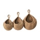 thumbnail image 5 of 3 Cestas Colgantes De Pared Decorativas De Punto Bohemias Para Cocina, Color Marrón, 5 of 5
