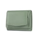 thumbnail image 1 of Pequeña Cartera De Cuero Para Mujeres Con Bolsa De Moneda Compacta Mini Cartera De Bolsillo Triple Con Ranura Y Portatarjetas Ideal Para Diarios O Viajes (verde), 1 of 3