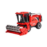 Bothyi - Camión De Transporte De Cortacésped Simulado De Juguete Cosechadora Para Niños, Regalo De Cumpleaños Rojo