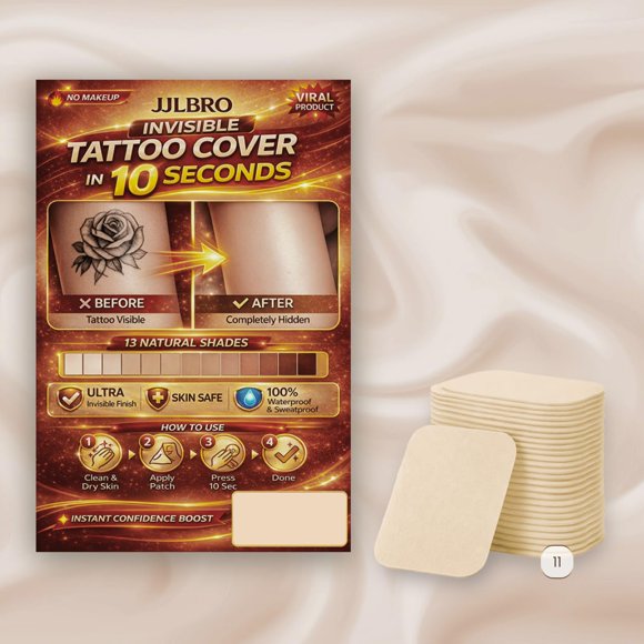Cobertura para Tatuajes JJLBRO 10 unidades Impermeable para tonos de piel