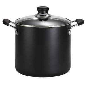 T-Fal B36262 Especialidad Total De Lavavajillas Antiadherentes Safe Soqupot Cooks De Cocina, 12 Cuartos, Negro