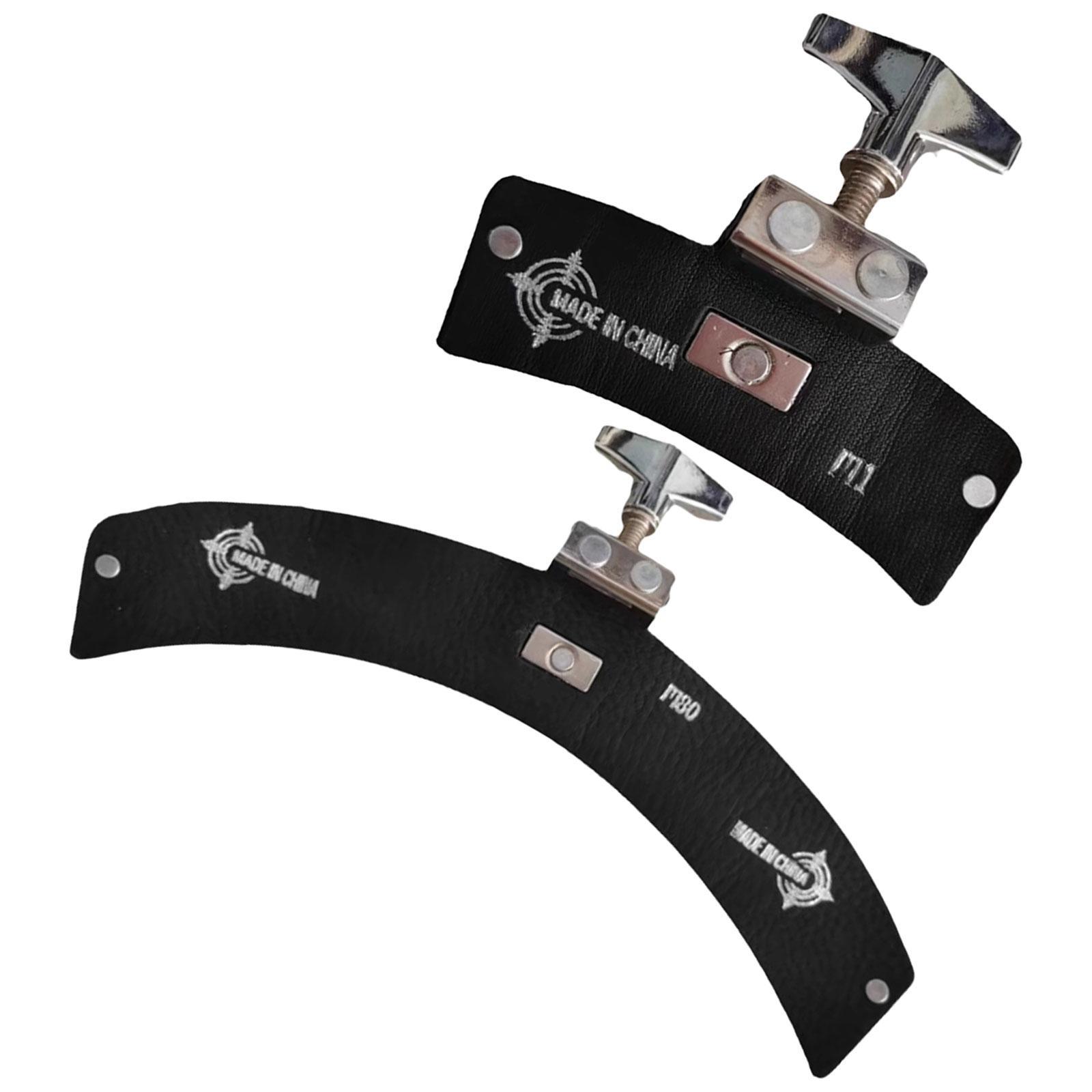 Magideal - Almohadilla Amortiguadora De Batería, Silenciador Resistente, Piezas Musicales, Cuero, Silenciador De Batería Para Negro