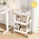 thumbnail image 2 of Organizador de almacenamiento Rolling Cart TOOLF de 3 niveles de metal con ruedas, 2 of 8