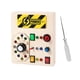 thumbnail image 3 of Interruptor De Luces Tablero Ocupado Juguetes Sensoriales De Madera Para Niños Niñas Regalos De Vacaciones, 3 of 5