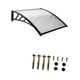thumbnail image 3 of Toldo para puerta, toldo para ventana, resistente, práctico, moderno, fácil de usar, accesorios para toldo de puerta para porche residencial, puerta Largo por pared 120cm, 3 of 5