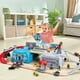 thumbnail image 2 of Set de tren de juguete de madera Hape Super Cityscape con City Scenes 3+, 2 of 2