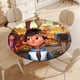 thumbnail image 4 of Miles Del Mañana theme Fitted Round Tablecloths Elastic Edged Table Covers Waterproof Table Cloth For Kitchen Holiday Party Tables Decor 150cm, 4 of 6