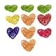 thumbnail image 4 of 10 Uds. Colgantes de corazón de ratán para el Día de San Valentín decoración del Día de San Valentín DIY relleno de jarrón colgantes de amor de ratán, 4 of 5
