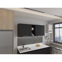 Tuhome - Mueble Superior De Cocina Portofino 60X150X31,5 Cm Wengue