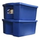 thumbnail image 4 of Pack 10 Cajas Organizadoras 55lts Wenco Plastico 60x48x27cm Azul Fullbox, 4 of 5