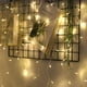 thumbnail image 4 of 4 Cortina Luces Led Luces Navidad Cascada Luz Guirnalda 3mt Amarillo, 4 of 9