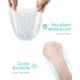 thumbnail image 3 of Gorros de ducha desechables Auban, 100 unidades, impermeables, transparentes, 3 of 9