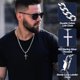 thumbnail image 2 of Besteel Collar de Cruz de Plata de Ley 925 para Hombre y Mujer, 2 of 3