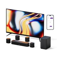 Barra De Sonido Ultimea Aura A40 De 7.1 Canales Con Subwoofer Y Control De Aplicación De 330 W