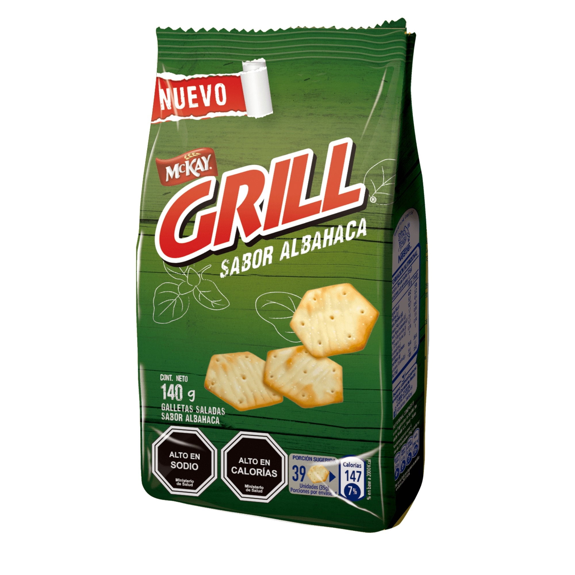 Grill Sabor Albahaca 140 g McKay