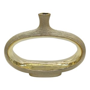 Genérico - Florero Decorativo Moderno Ovalado Diseño Abierto Jhn