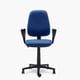 thumbnail image 1 of Silla Escritorio Rudy Alta Brazo Fijo Tela Azul, 1 of 5