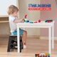 thumbnail image 2 of Taburete plegable ACKO de 33 cm, plástico resistente, para niños y adultos, 2 of 9