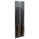 thumbnail image 1 of Cuchillería Tenedor Y Cuchillo Premium 2 Piezas Acero Inoxidable - Madera Café - Plateado, 1 of 2