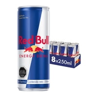 Red Bull Bebida Energética Pack 8 Latas 250Ml