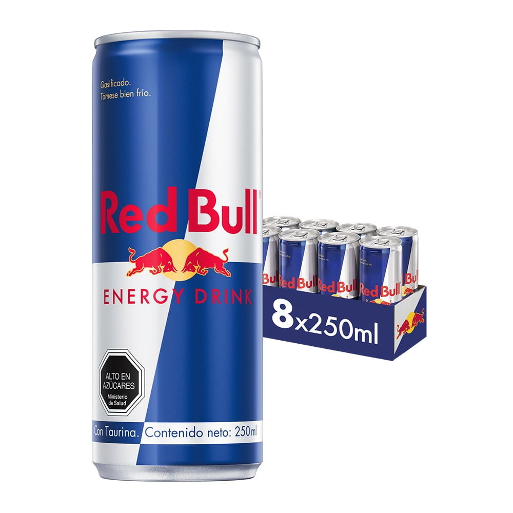 Red Bull Bebida Energética Pack 8 Latas 250ml