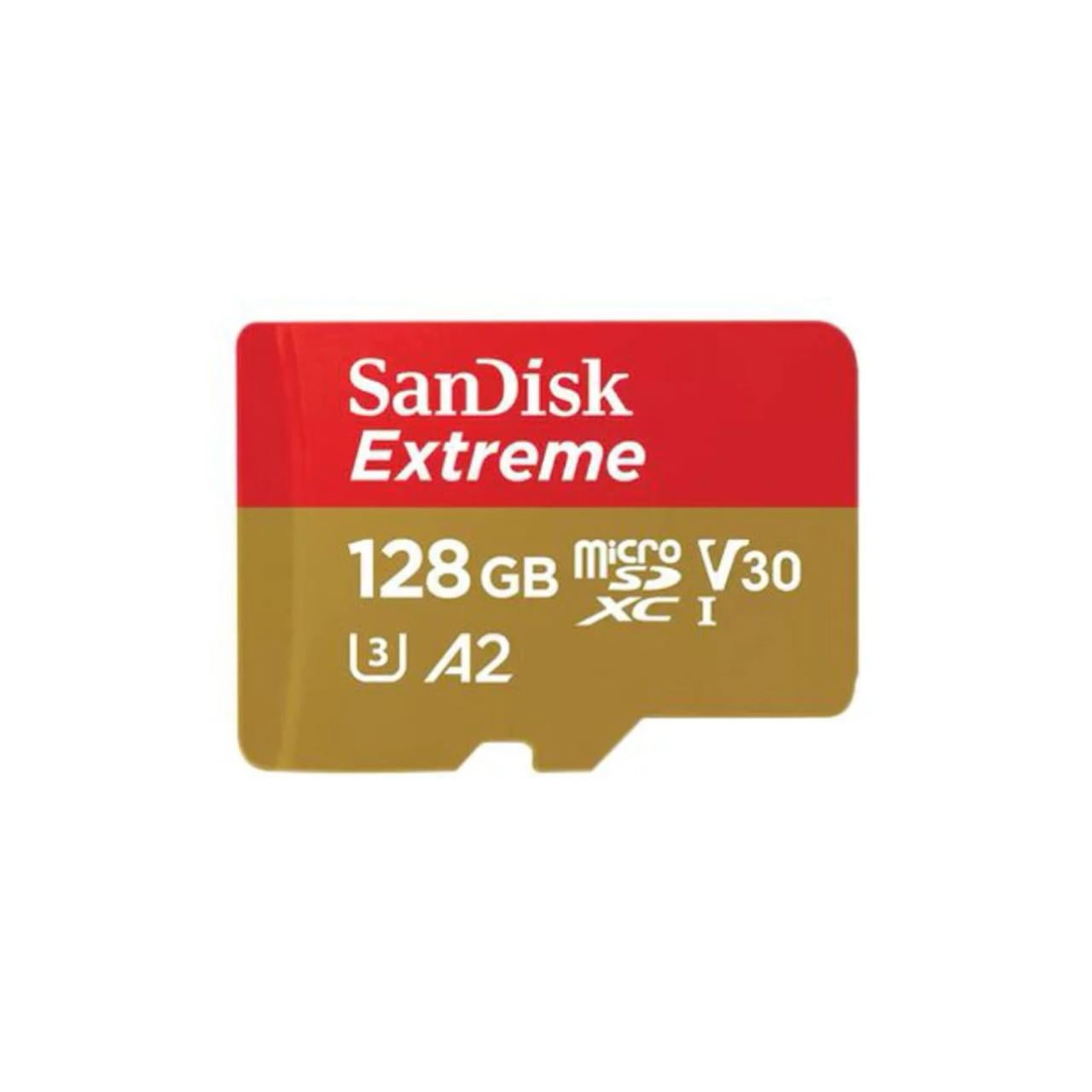 Tarjeta Sandisk Extreme Microsd Uhs-i Con Adaptador 128