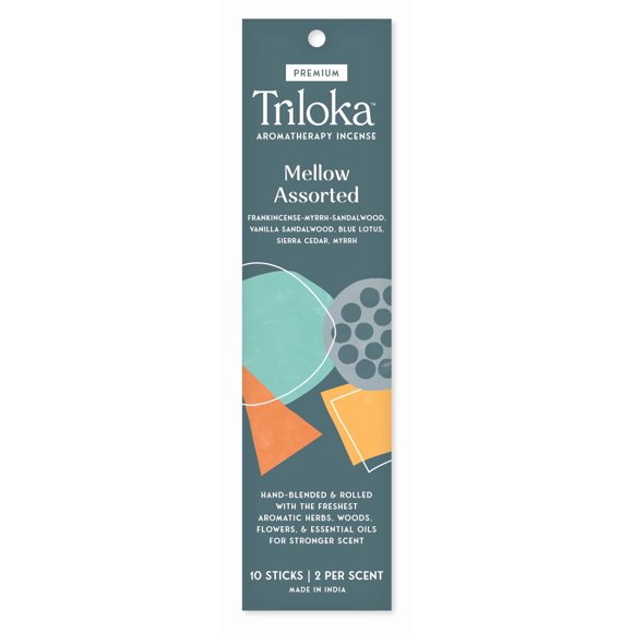 Incienso Triloka Mellow Surtido Premium 10 varillas