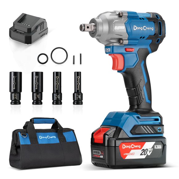 Llave de impacto Dong Cheng 20V sin escobillas 488N.m Torque