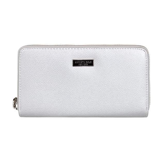 Kenneth Cole - Billetera Bessie Plateado