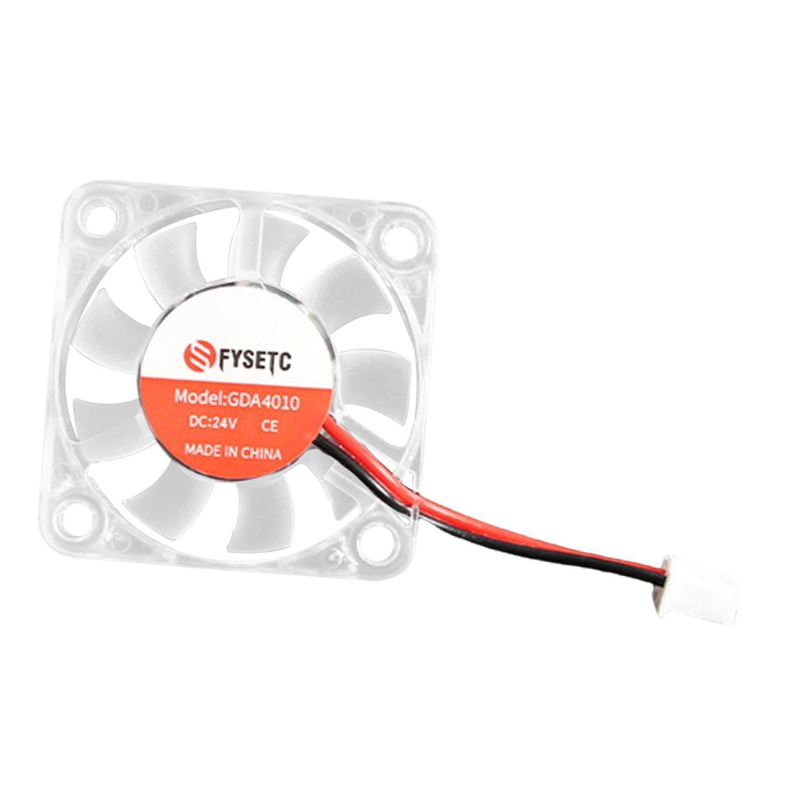 Bothyi - Ventilador De Impresora 3d Ventilador De Enfriamiento Led Reemplazo De Ventilador De Cojinete Hidráulico Para Mantenimiento 4010 24 V