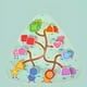 thumbnail image 4 of Children's Early Education Toys, Thinking Games, Shapes, Fruits, Marine Life, Cars, Numbers, Wooden Tracks, Intelligence Development, Walking Mazes, 4 of 4
