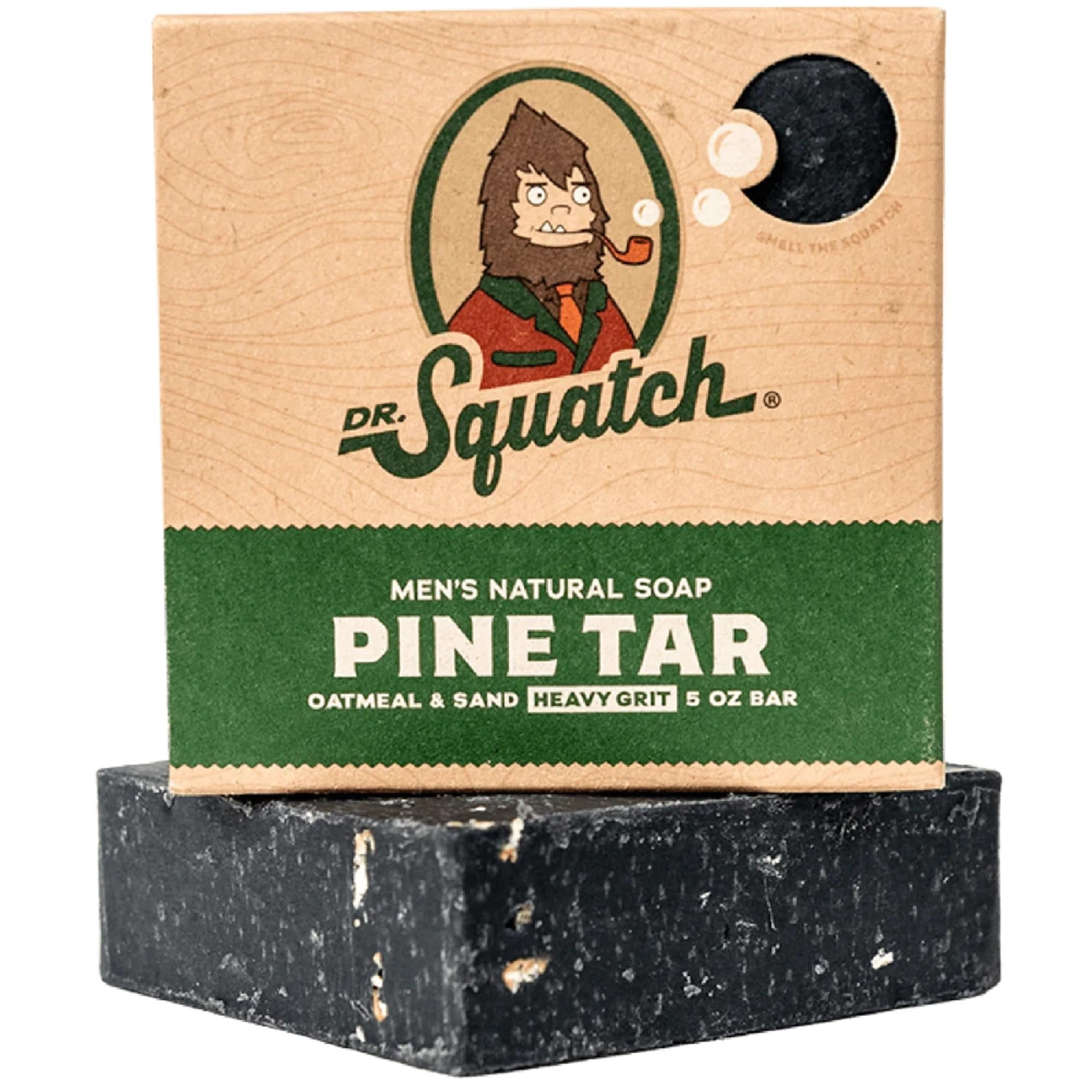 Jabón En Barra Dr. Squatch, Totalmente Natural Para Hombre, Alquitrán De Pino, 250 G