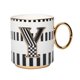 thumbnail image 2 of Taza de cerámica MACKENZIE-CHILDS 355 ml con diseño Y, 2 of 7