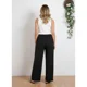 thumbnail image 3 of Pantalón Mujer Recto Casual Primavera Verano Algodón Tiro Alto 318, 3 of 4