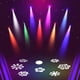 thumbnail image 5 of Luces para DJ Moving Head ZKYMZL, 25 W, 2 unidades, 8 gobos, 8 colores, 5 of 6