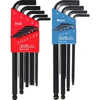 Eklind Tool - Juego De Llaves Allen Eklind 13222, Con Forma De Bola Hexagonal, Con Llave En L, 22 Piezas