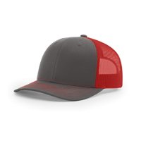 R Richardson - Gorra De Béisbol Richardson 112 Trucker Snapback Split Charcoal/Red